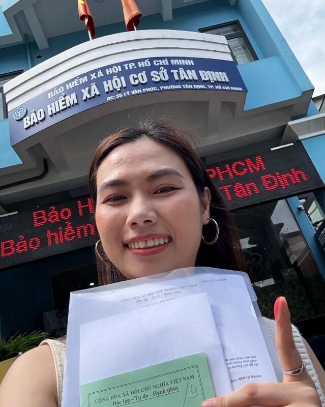 Sophie nộp hồ sơ rút bảo hiểm xã hội 1 lần